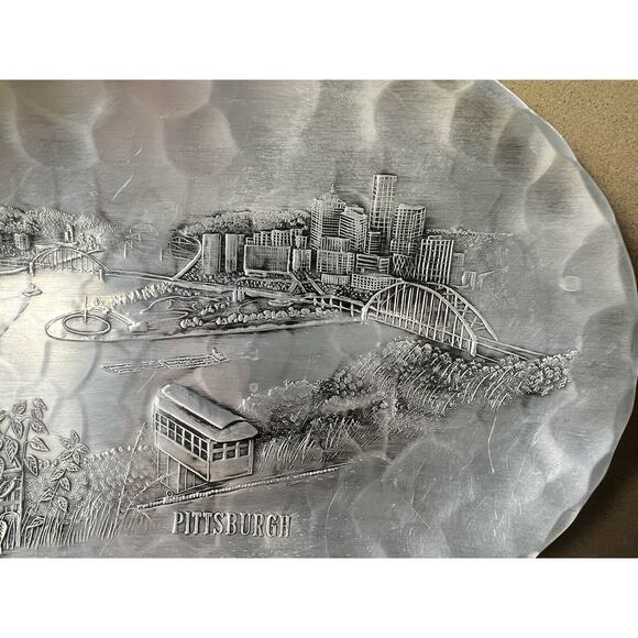 Wendell August Forge Hand Forged Metal Pittsburgh PA Plate - Picture 3 of 11